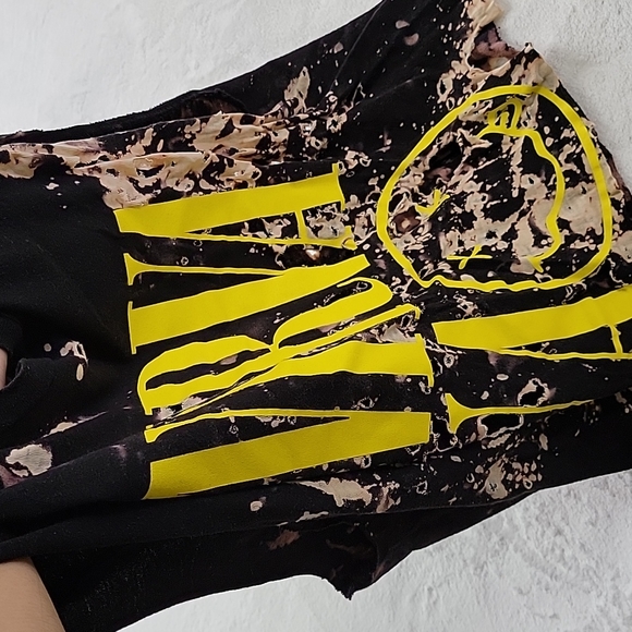 π§ NIRVANA GRAPHIC BLEACHED DISTRESSED MUSCLE TANK T SHIRT OVERSIZED LARGE TOP - Picture 6 of 6